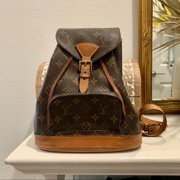 Louis Vuitton Vintage Montsouris Backpack MM - Picture 1 of 9